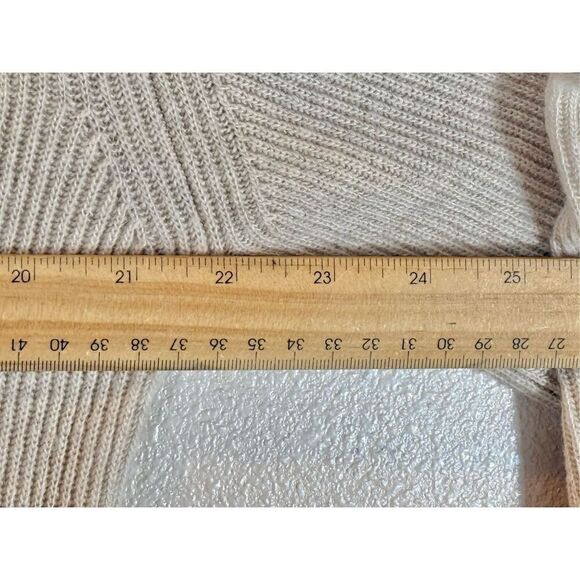 NWOT Nanushka Canaan Sweater Off-White Wool Cashmere Blend Knit Mock Neck Dress - Picture 13 of 13